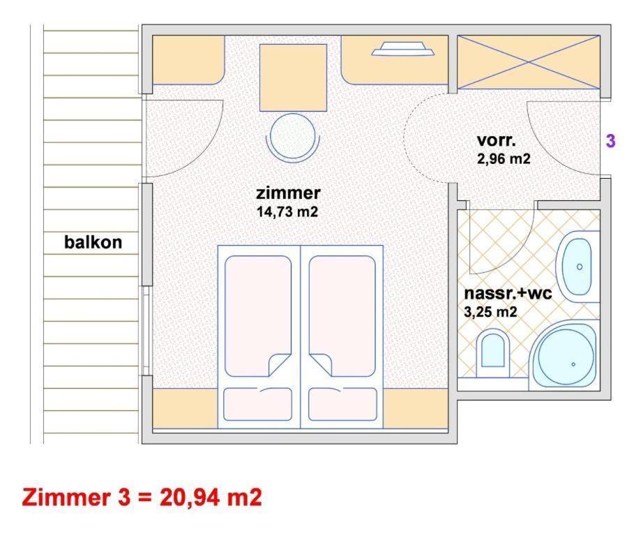 Appartement Hotel Garni Matthaeuserhof Gerlos Bilik gambar